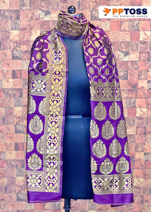 Pptoss Banarasi Silk Dupatta 9 Casual Wear Designer Banarasi Silk Dupatta Collection